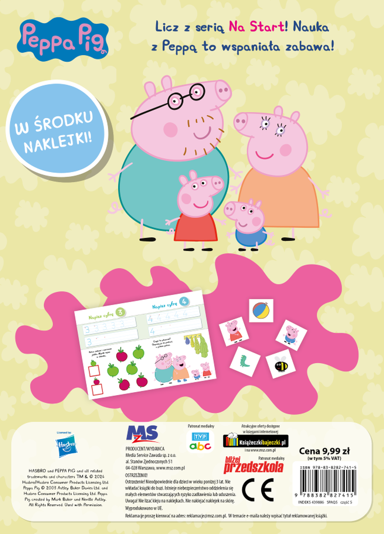 Świnka Peppa. Na start... Część 5. Liczby z Peppą