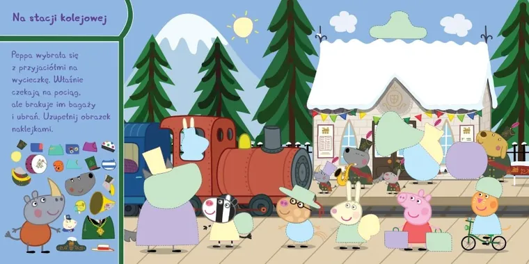 Świnka Peppa. Naklejaj bez końca. Ubrania na każdą okazję