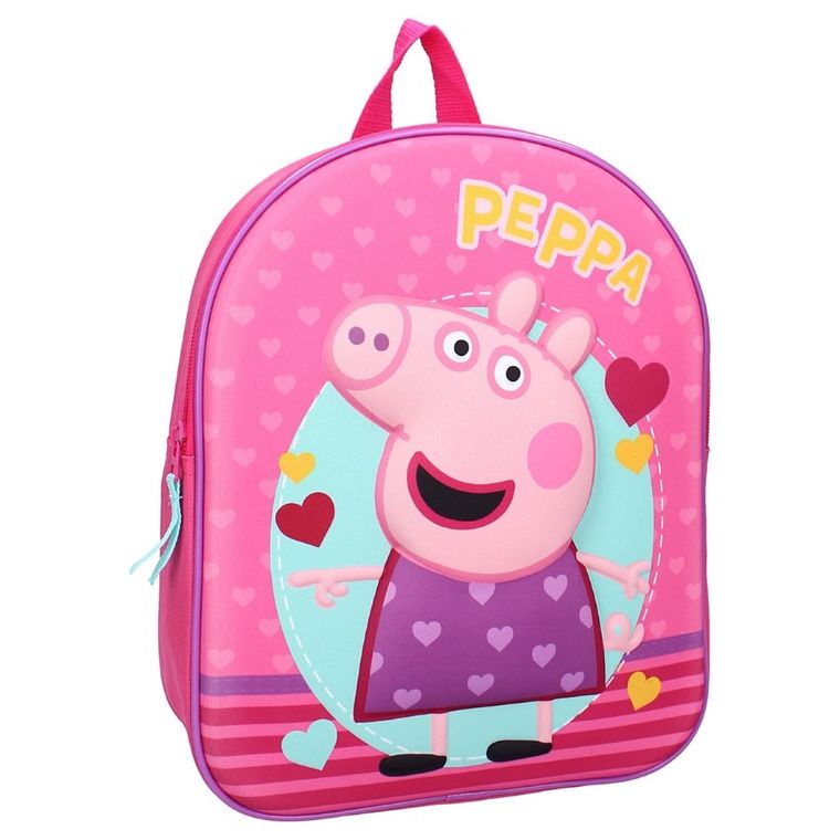 Świnka Peppa, plecak 3D, dla przedszkolaka