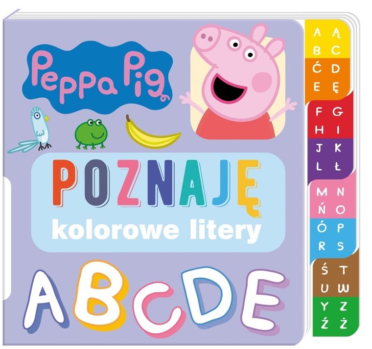 Świnka Peppa. Poznaję. Kolorowe litery