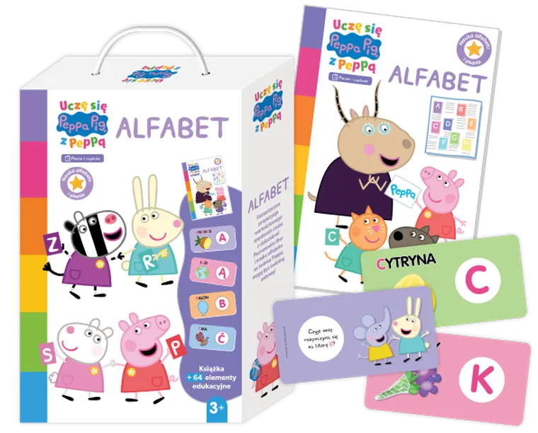 Świnka Peppa. Uczę się z Peppą. Alfabet