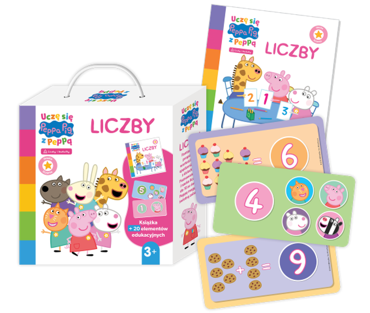Świnka Peppa. Uczę się z Peppą. Liczby