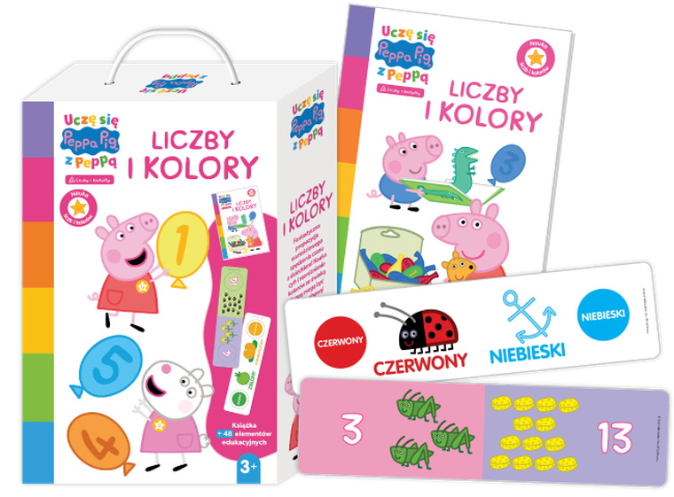 Świnka Peppa. Uczę się z Peppą. Liczby i kolory