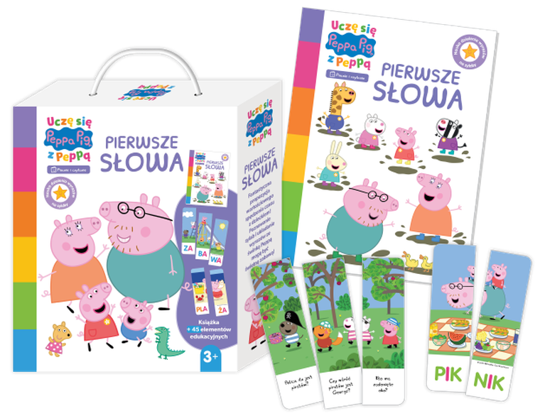Świnka Peppa. Uczę się z Peppą. Pierwsze słowa