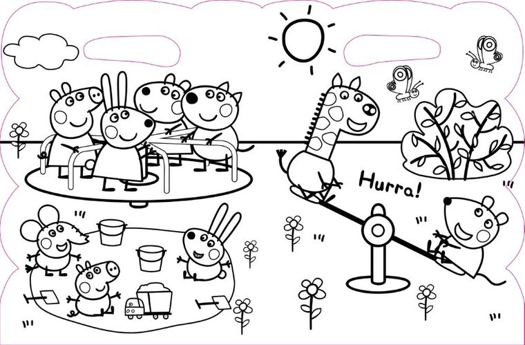 Świnka Peppa. W wesołym świecie Peppy. SuperKolory