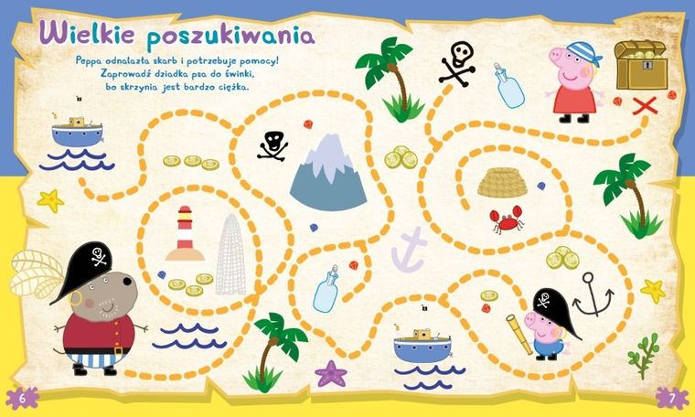 Świnka Peppa. Zadanie Przyklejanie. Część 6