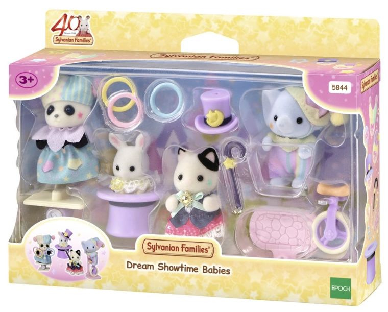 Sylvanian Families, 40th Anniversary, Cyrkowe sztuczki, figurki z akcesoriami, 5844