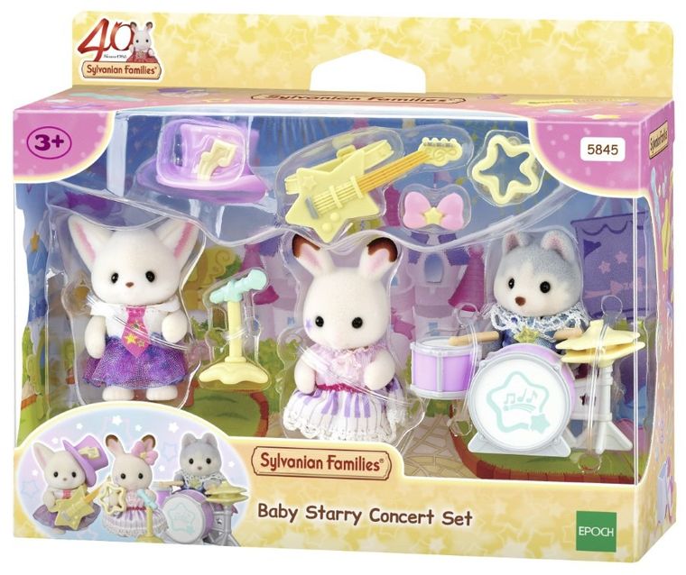 Sylvanian Families, 40th Anniversary, Koncert w krainie Sylvanian Families, figurki z akcesoriami, 5845