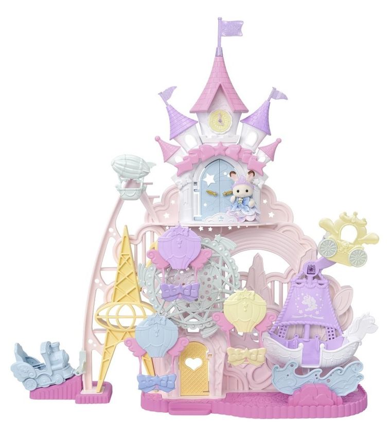 Sylvanian Families, 40th Anniversary, Wspaniała zabawa w Parku Rozrywki, zestaw z figurkami, 5841