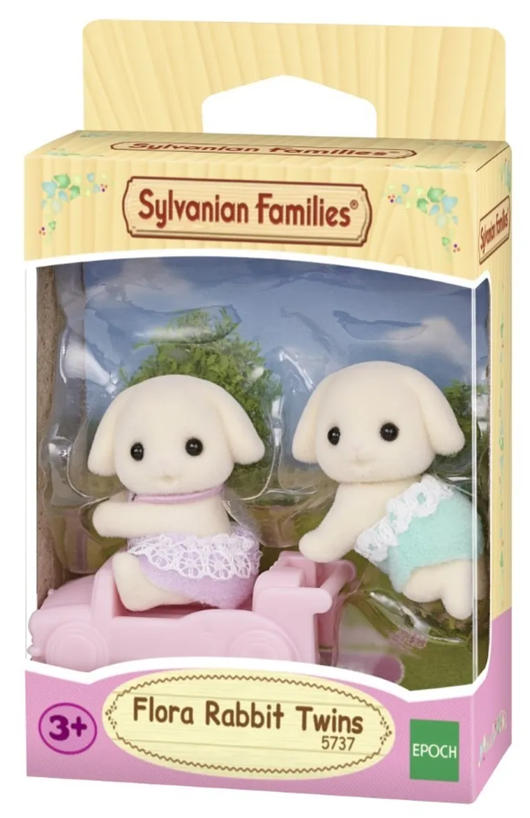 Sylvanian Families, Bliźniaki króliczków, zestaw figurek, 5737