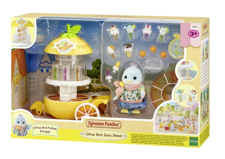 Sylvanian Families, Cytrynowy bar sokowy, zestaw z figurką, 5861