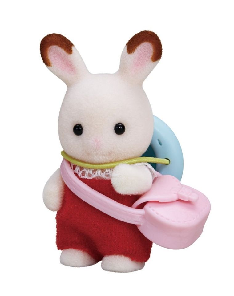 Sylvanian Families, dziecko królików z czekoladowymi uszkami, figurka, 5405