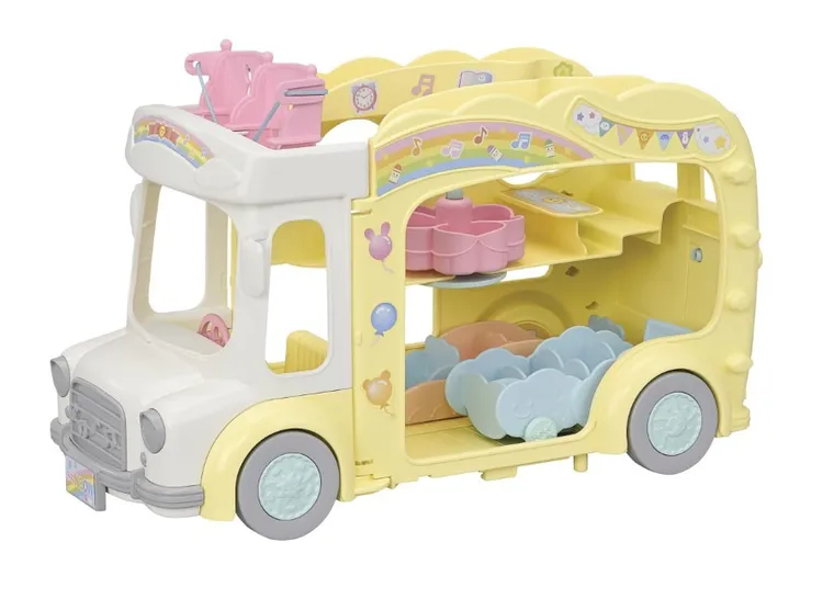 Sylvanian Families, Kolorowy Autobus, rozkładany pojazd, 5744
