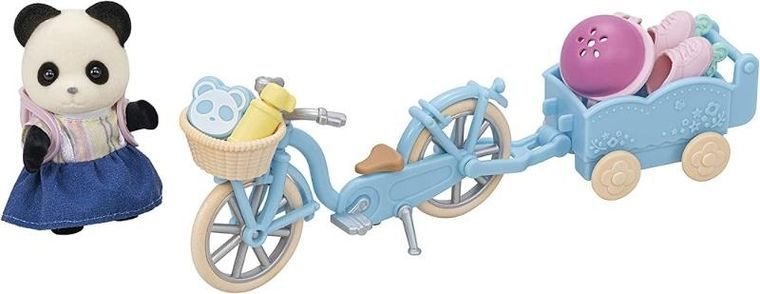 Sylvanian Families, panda, wycieczka rowerowa, figurka z akcesoriami, 5652