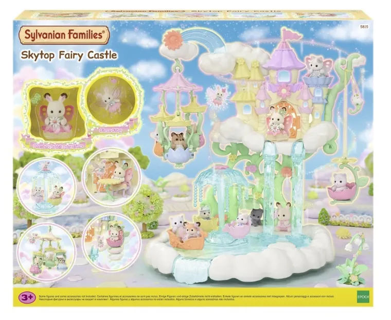 Sylvanian Families, Podniebny Pałac Kwiatowych Wróżek, zestaw z figurkami, 5815