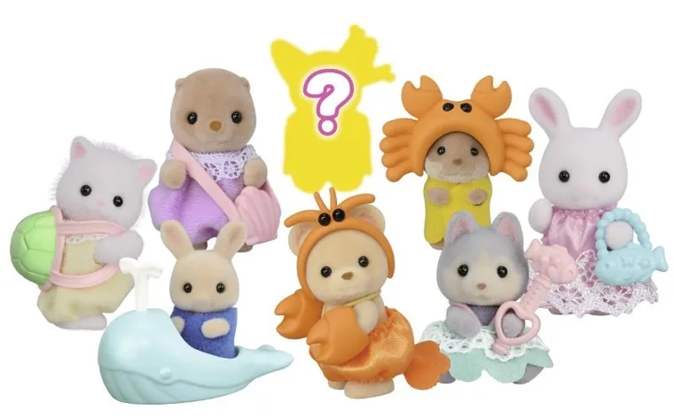 Sylvanian Families, Podwodni przyjaciele, saszetka z figurką niespodzianką, 5721, 1 szt.
