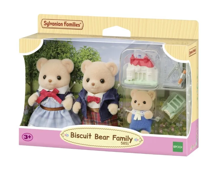 Sylvanian Families, Rodzina ciasteczkowych misiów, zestaw figurek, 5851