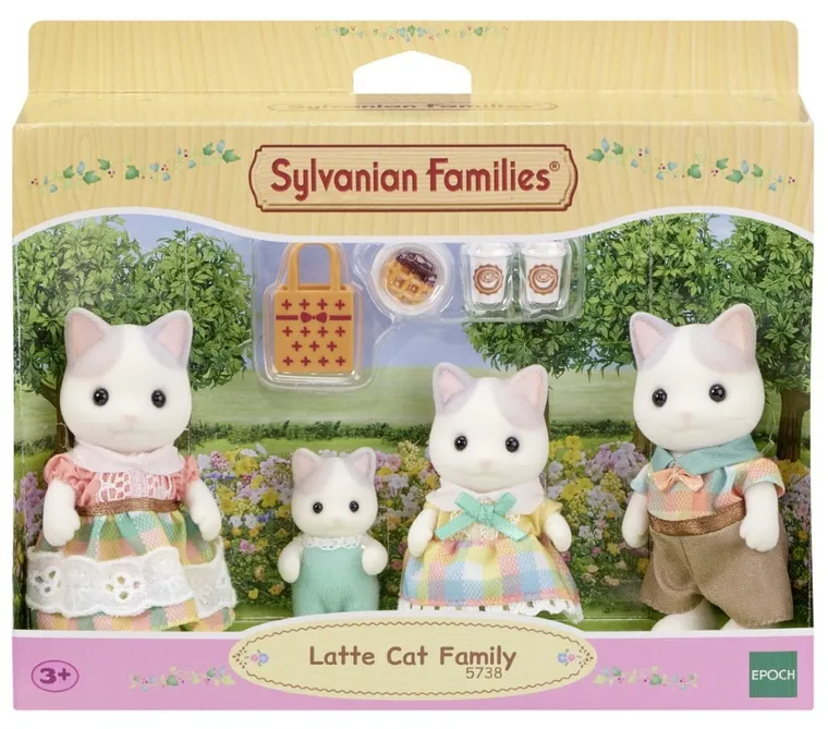 Sylvanian Families, Rodzina kotków, zestaw figurek, 5738