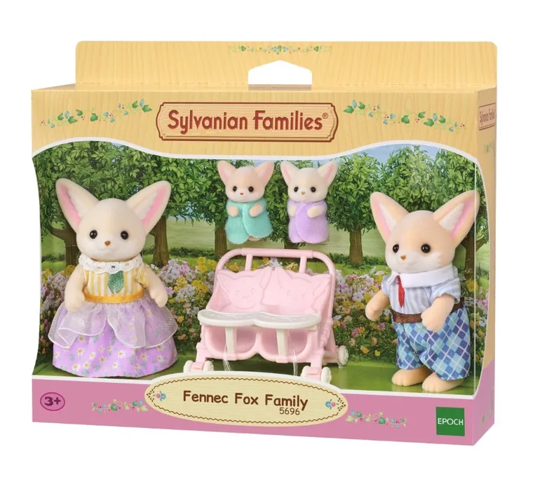 Sylvanian Families, Rodzina lisków pustynnych, zestaw figurek, 5696
