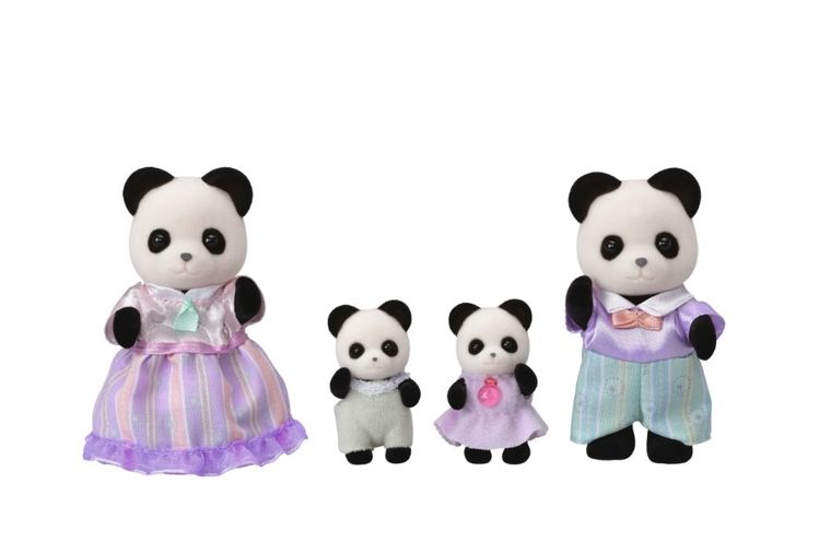 Sylvanian Families, Rodzina Pandy, zestaw figurek, 5529