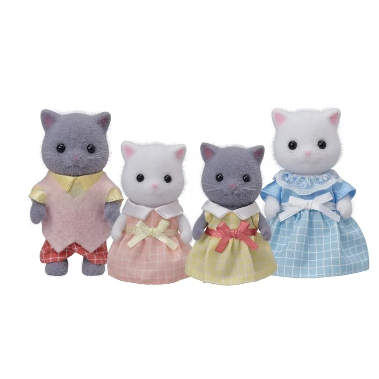 Sylvanian Families, rodzina perskich kotków, zestaw figurek, 5455