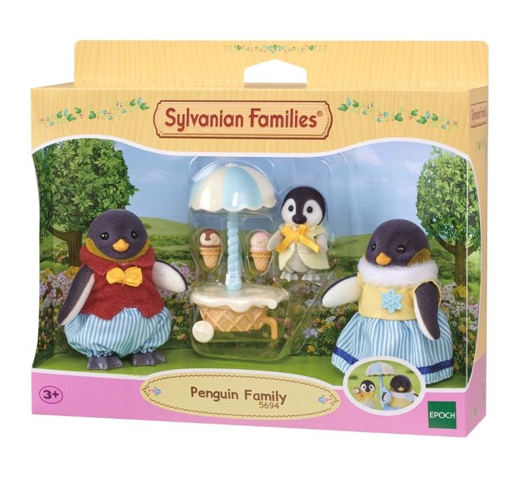 Sylvanian Families, Rodzina pingwinków, zestaw figurek, 5694