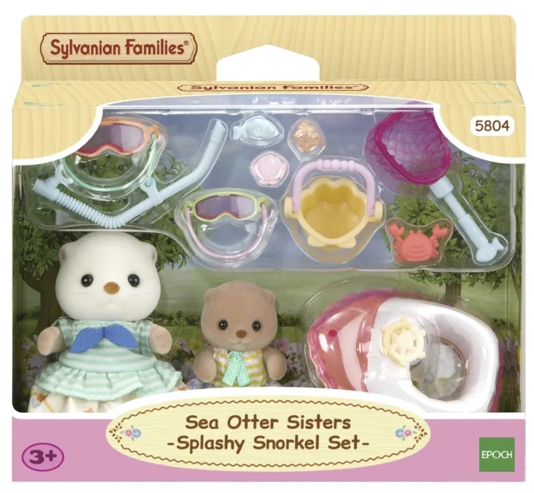 Sylvanian Families, Siostry Wydr Morskich na wakacjach, zestaw z figurkami, 5804