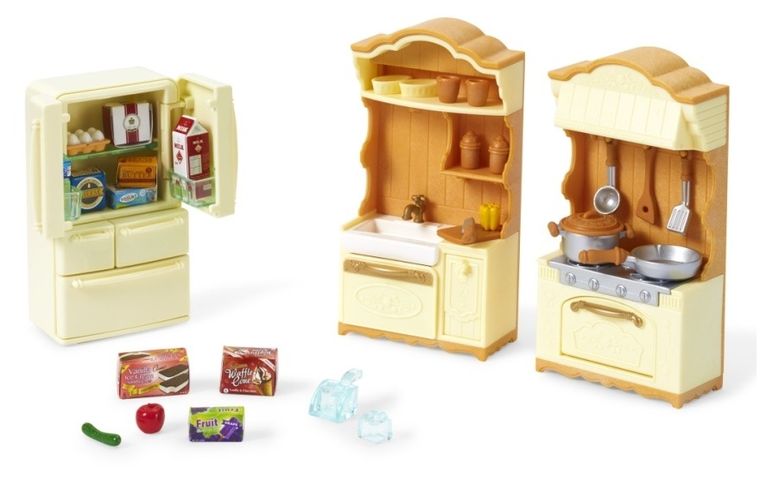 Sylvanian Families, wiejska kuchnia z lodówką, 5341