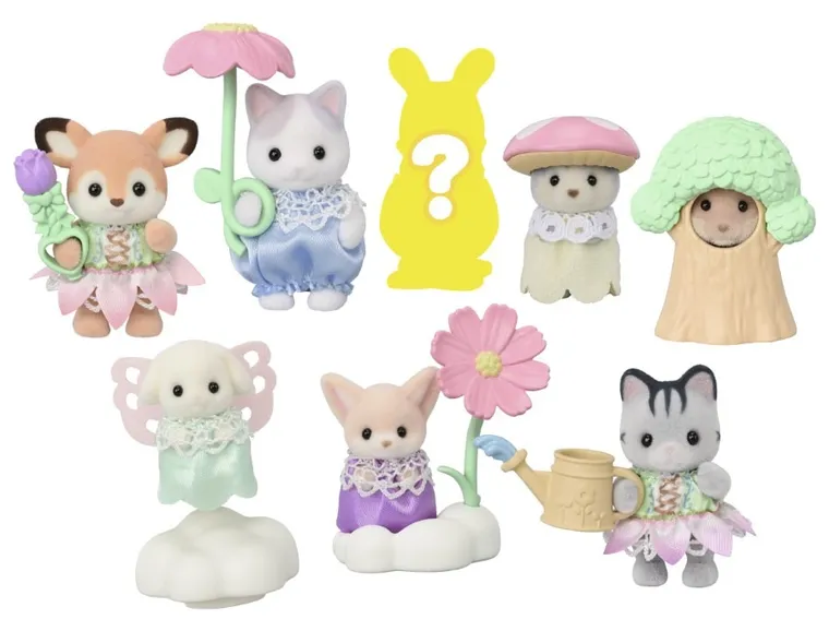 Sylvanian Families, Wiosenne maluchy, saszetka z figurką niespodzianką, 5823, 1 szt.