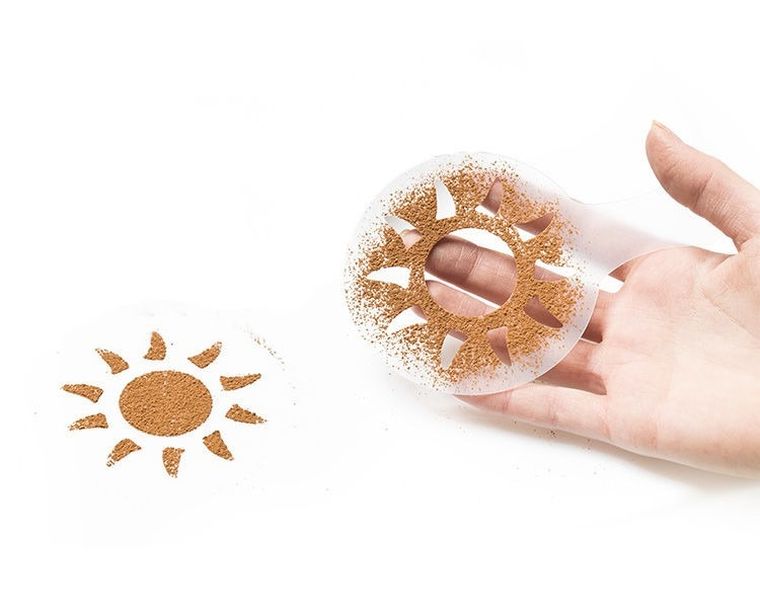 Szablony do kaw, 16 szt.