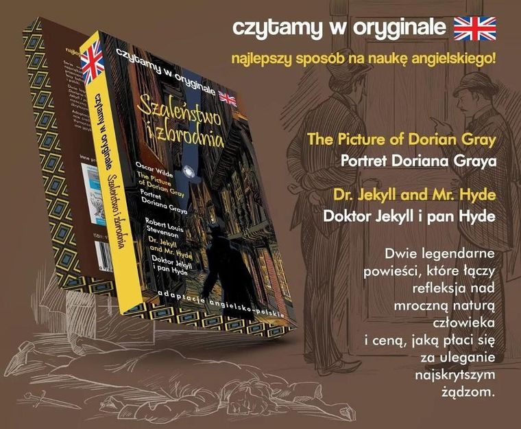 Szaleństwo i zbrodnia. Czytamy w oryginale (ilustrowane brzegi)