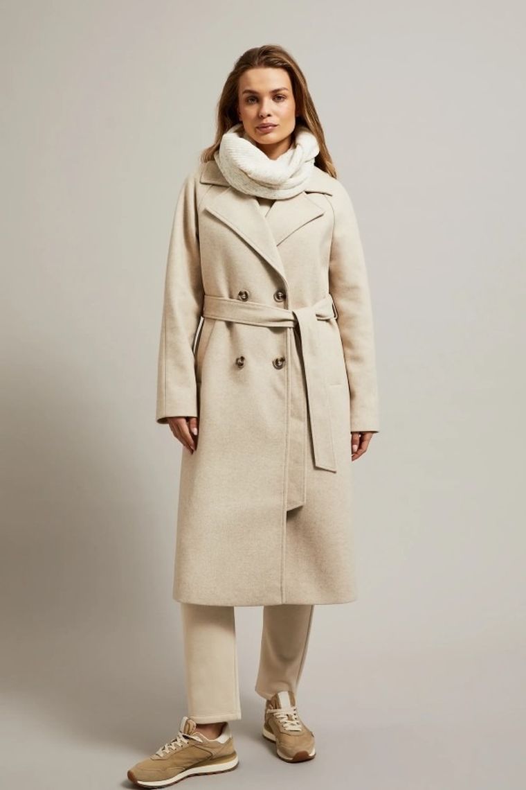 Szalik damski, biały, Moodo