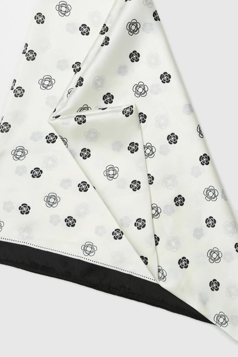 Szalik damski, biały, Moodo