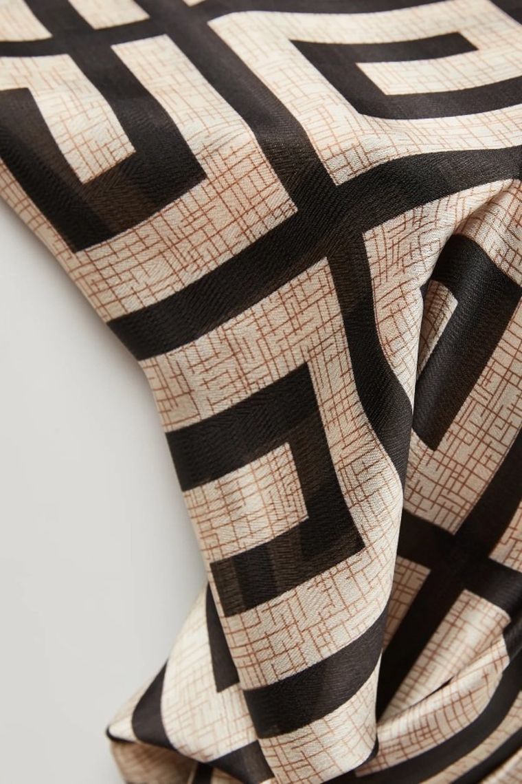 Szalik damski, czarny, Moodo