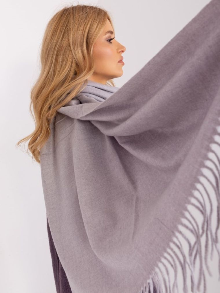 Szalik damski, fioletowy, Italy Moda