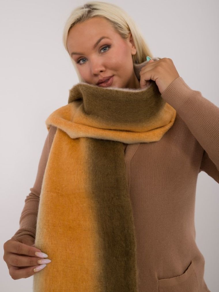 Szalik damski, khaki, Italy Moda