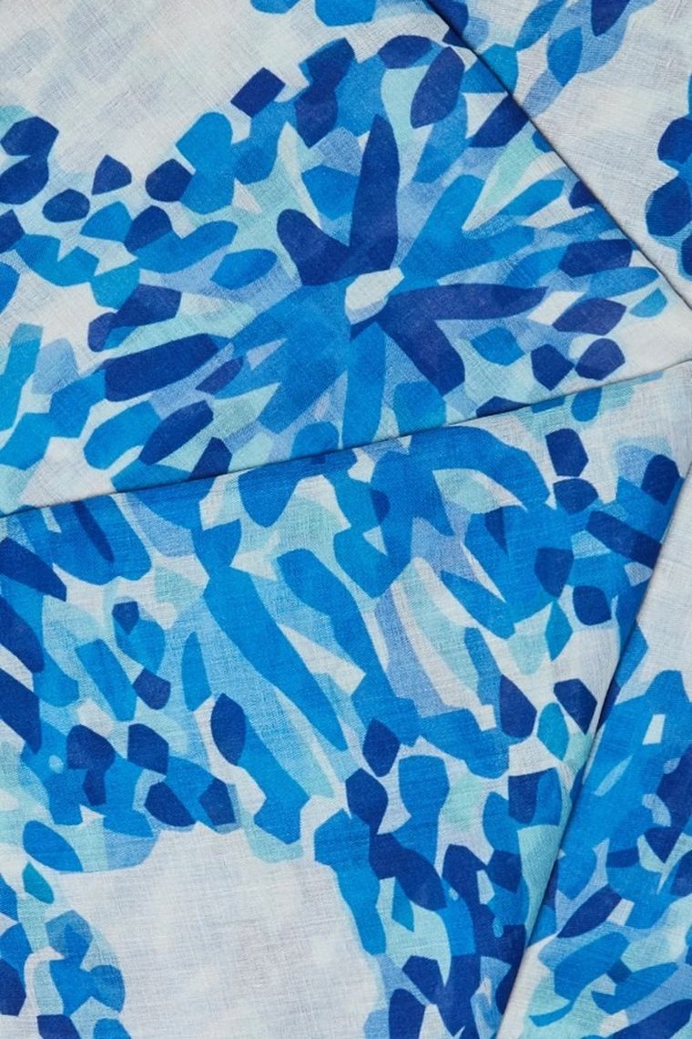 Szalik damski, niebieski, Moodo