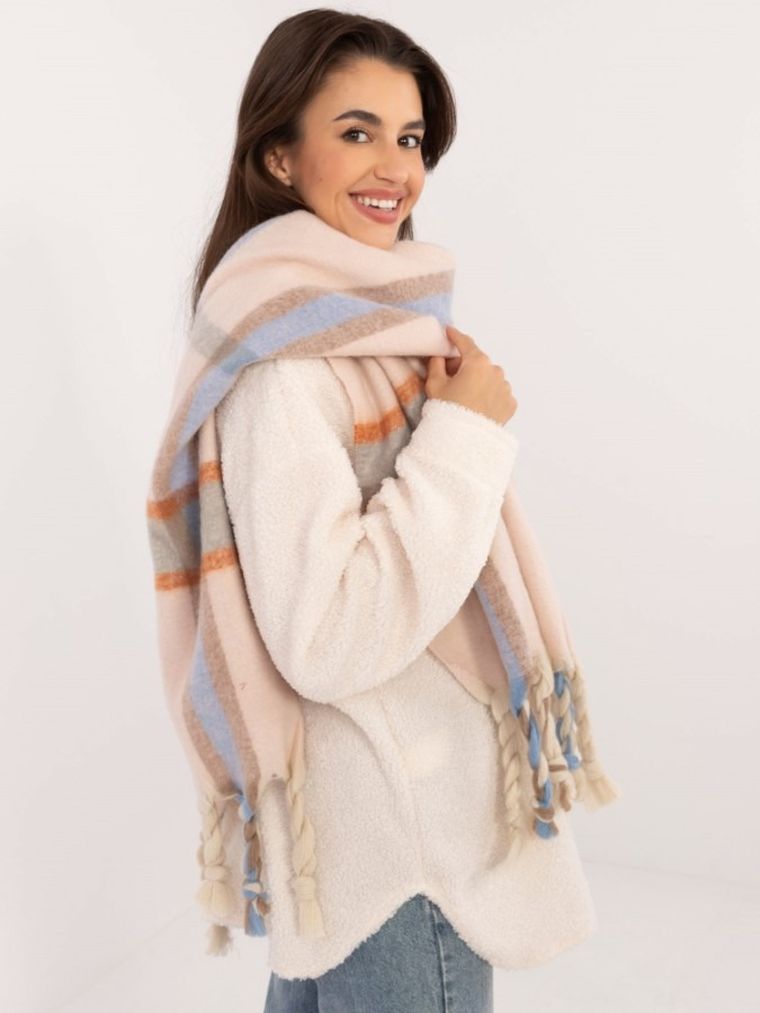 Szalik damski, różowy, Italy Moda