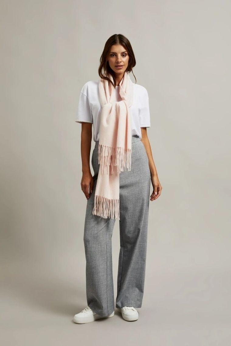 Szalik damski, różowy, Moodo