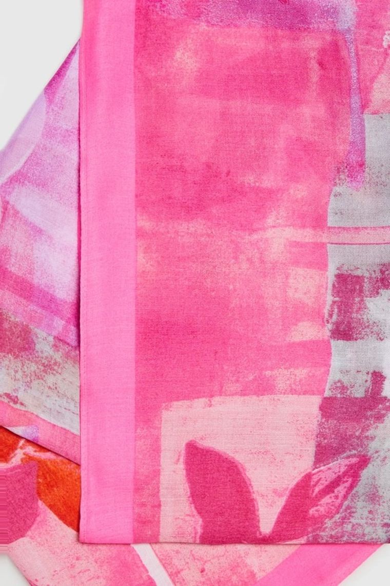 Szalik damski, różowy, Moodo