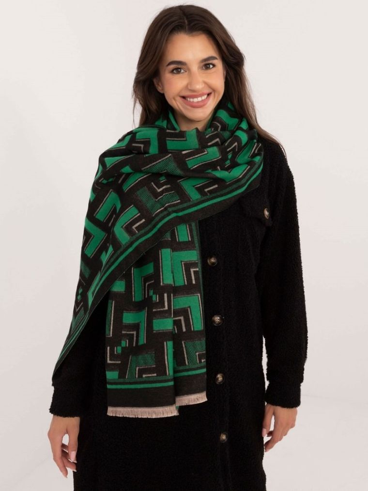 Szalik damski z wełną, mix, Italy Moda