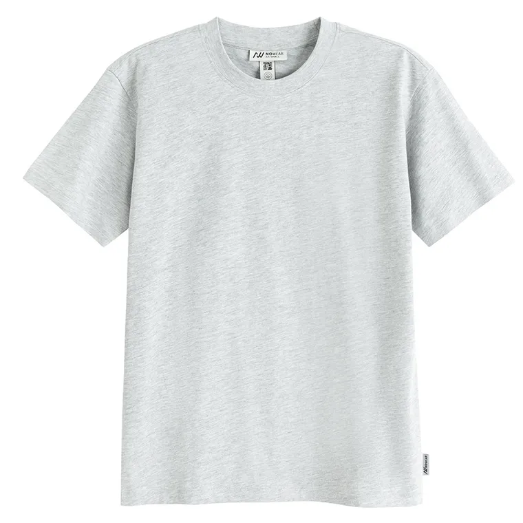 Szary t-shirt basic NOWEAR