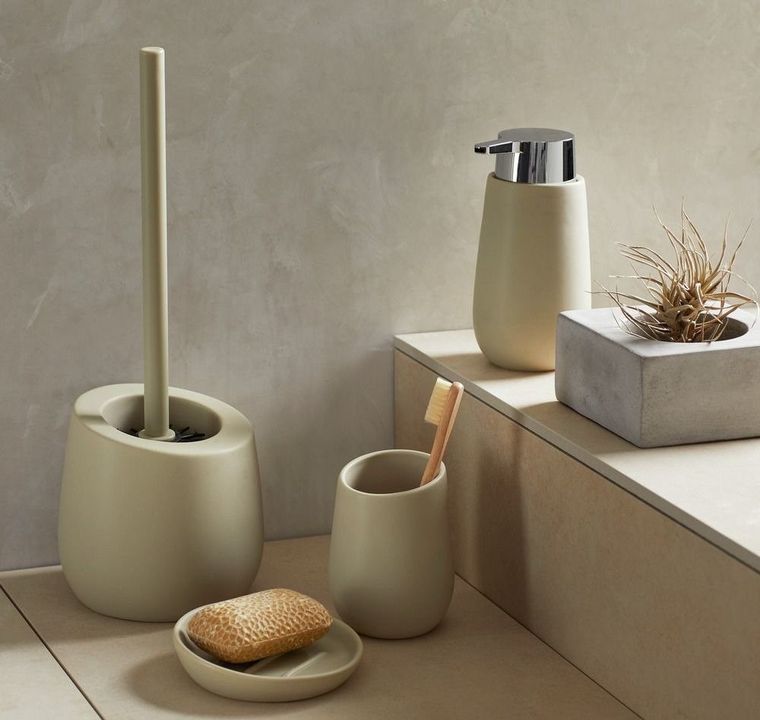 Szczotka do WC, Badi, beżowy