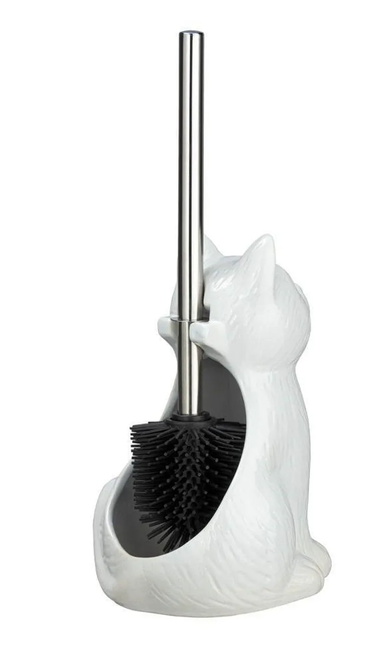 Szczotka do WC, Cat, biały