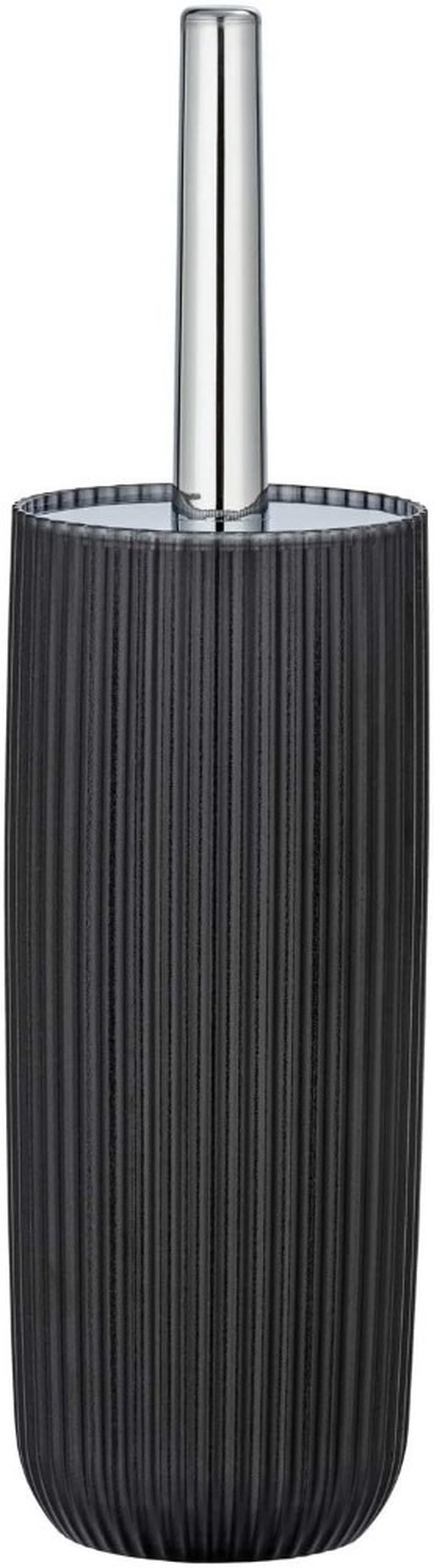 Szczotka do WC, ze stojakiem, Agropoli, 35.5 cm, szary