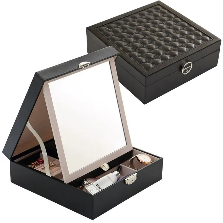 Szkatułka na biżuterię, Premium, Lelani, czarna