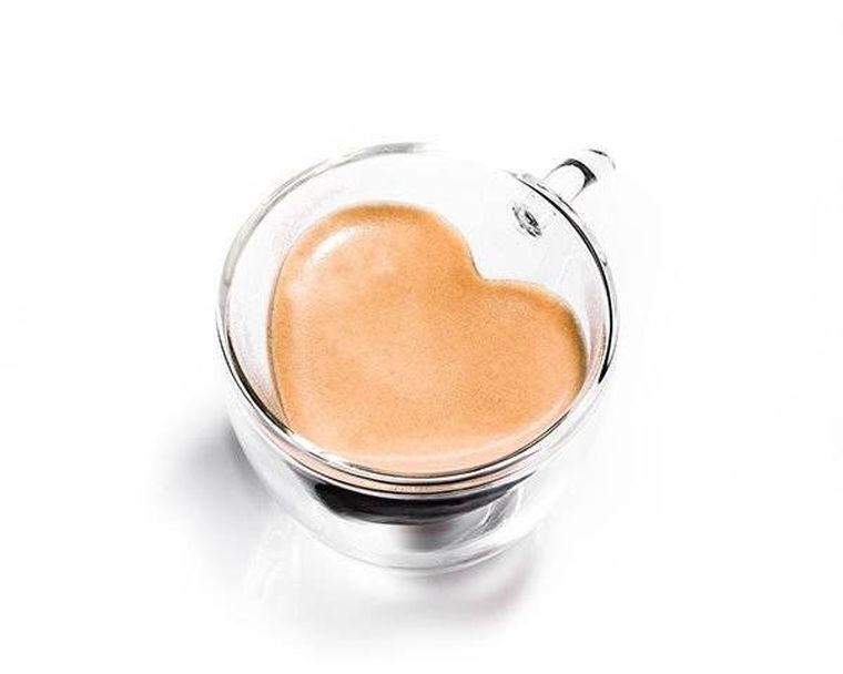 Szklanka z podwójnym dnem, serce