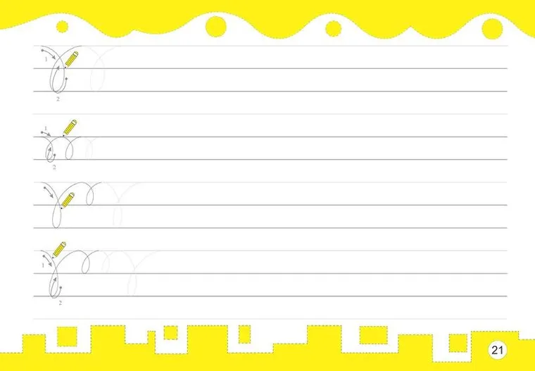 Szlaczki - ćwiczymy ładne pisanie