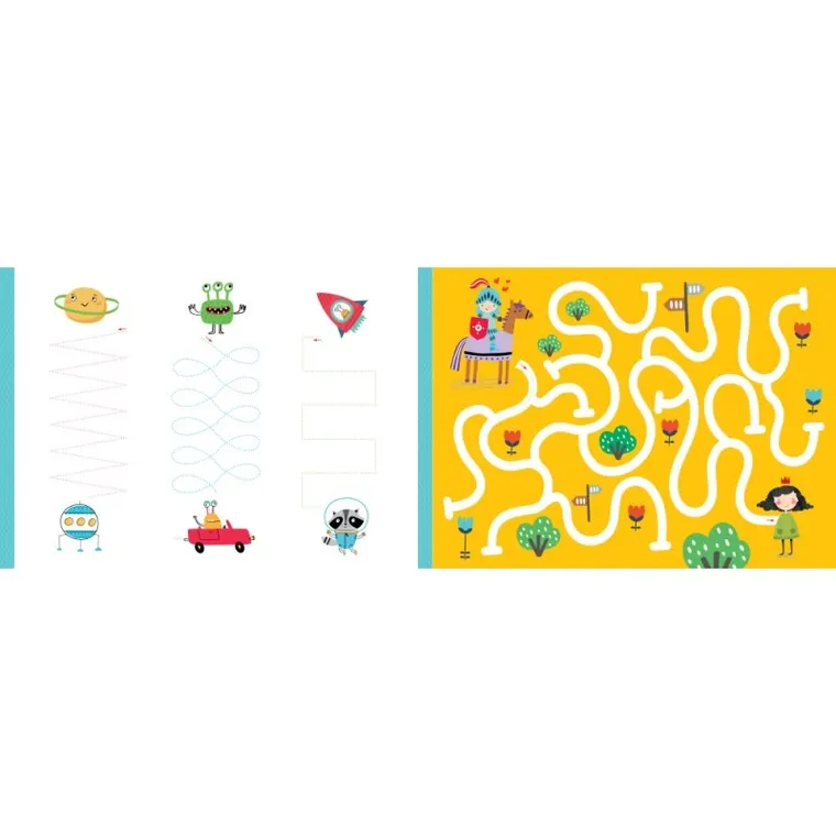 Szlaczki. Ćwiczenia przygotowujące do nauki pisania. 4-5