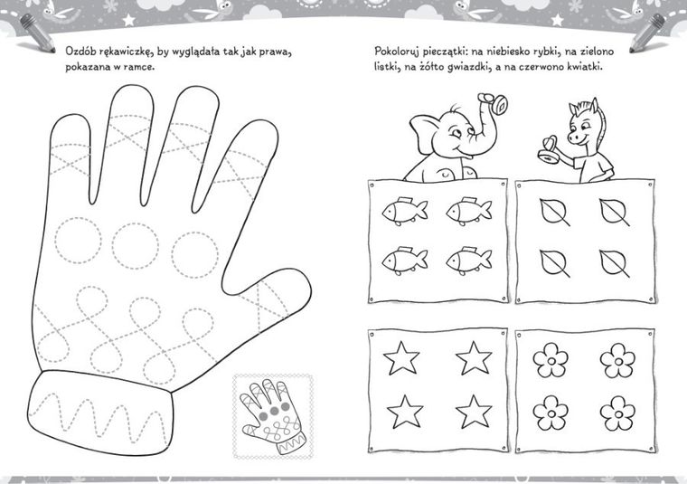 Szlaczki zygzaczki. Przygotowanie do nauki pisania